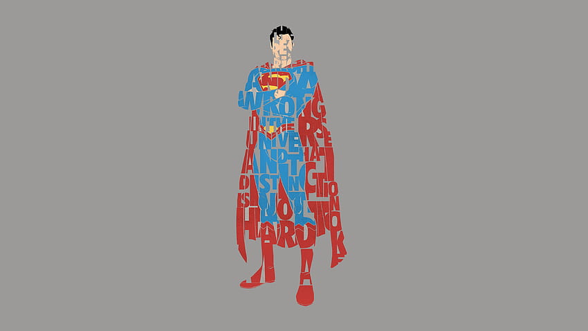 Superman Typography , Superheroes, , , Background, and, Superman Abstract HD wallpaper