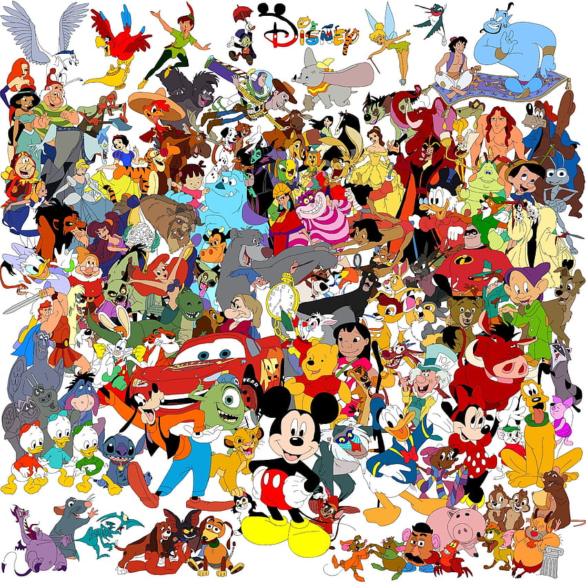 Travolgente. Collage Disney, arte Disney, film Disney a Sfondo del telefono HD