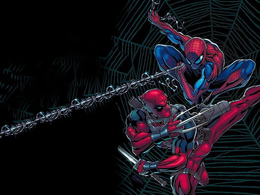 Spider Man Vs Ninja Spider Man Aka Deadpool. Zoom Comics Daily, Spider-Man  Daredevil Deadpool HD wallpaper | Pxfuel