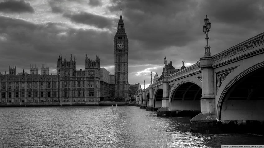 London In Black And White Ultra Background for U TV HD wallpaper | Pxfuel