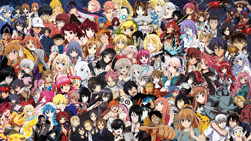 All anime together HD wallpapers | Pxfuel