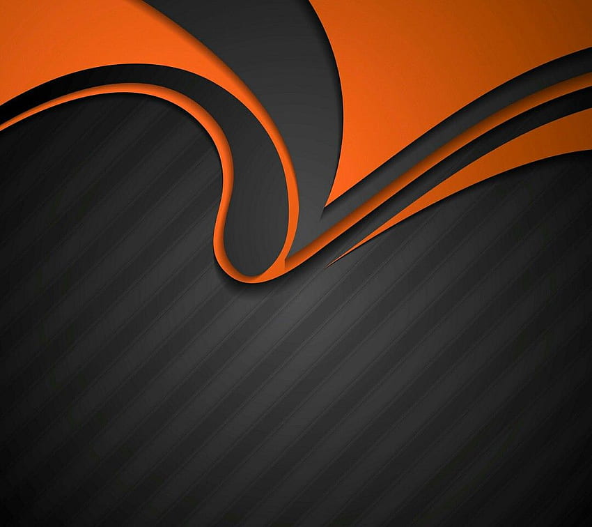 Vijaypal Singh Panwar auf. Abstrakter, abstrakter, schwarzer abstrakter Hintergrund, Orange und Grau HD-Hintergrundbild