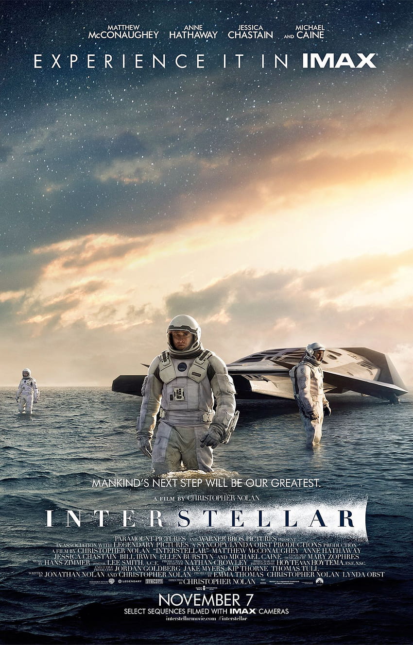 Interstellar - Interstellar Movie Poster - & Background, Film Poster HD phone wallpaper