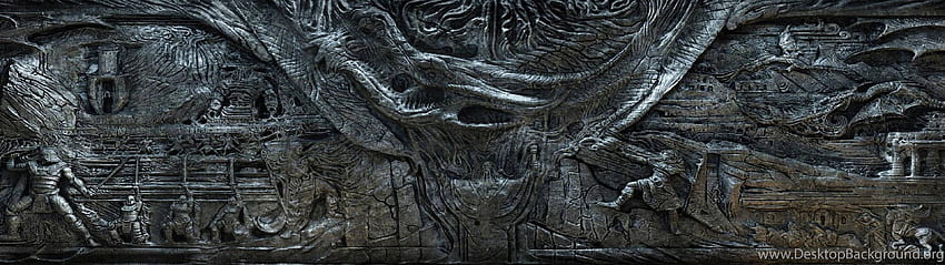 Sculpture In The Elder Scrolls V: Skyrim 1028 Background, 3840X1080 Skyrim HD wallpaper