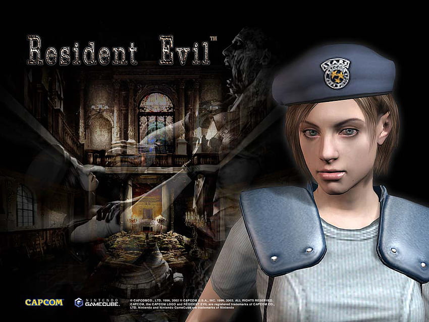 Jill Valentine ~ Resident Evil, jill, zombie, horror, resident evil, mansion HD wallpaper