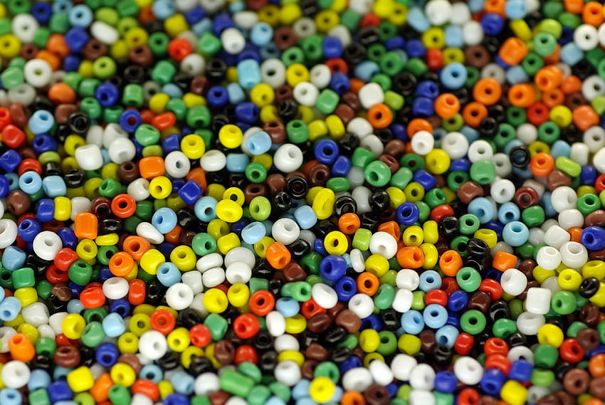 Multicolored, Motley, Beads, Texture, Textures HD wallpaper