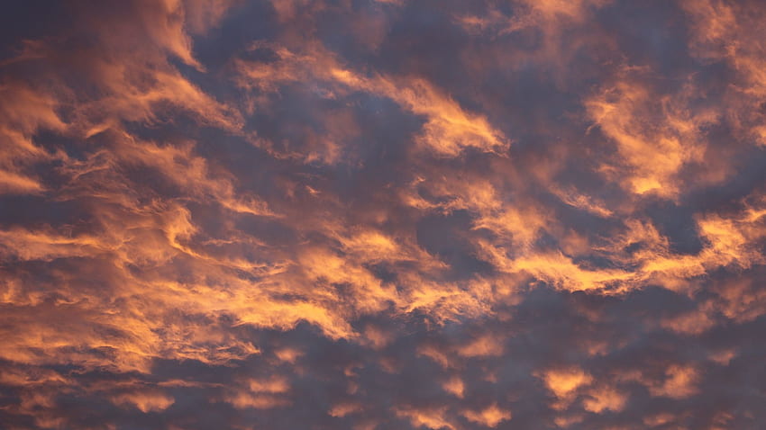 Aesthetic Sky Clouds, Brown Clouds HD wallpaper