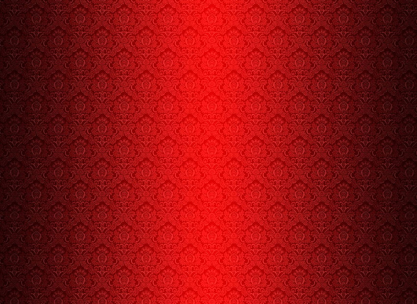 Monotonna (czarno-biała) niebiesko-biała grafika kwiatowa, czerwona orientalna Tapeta HD