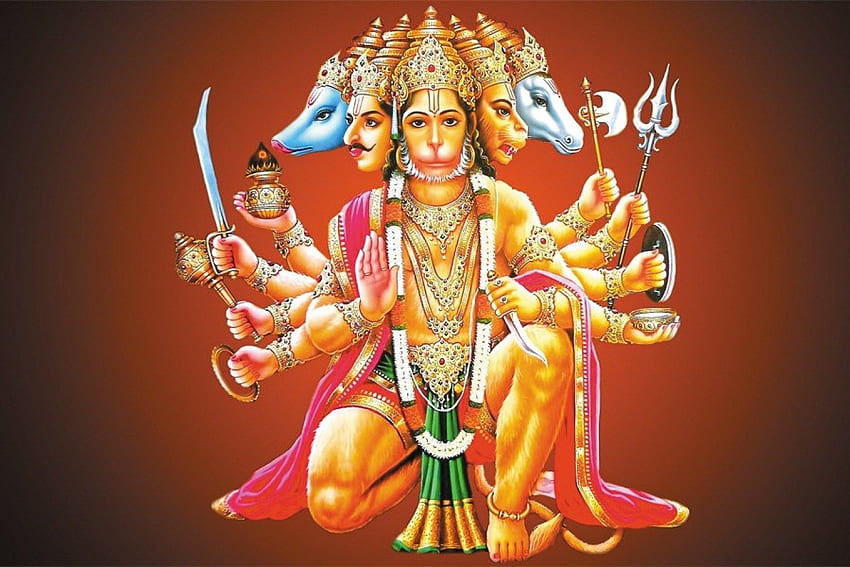 Hanuman Ji voll für Mobiltelefone HD-Hintergrundbild