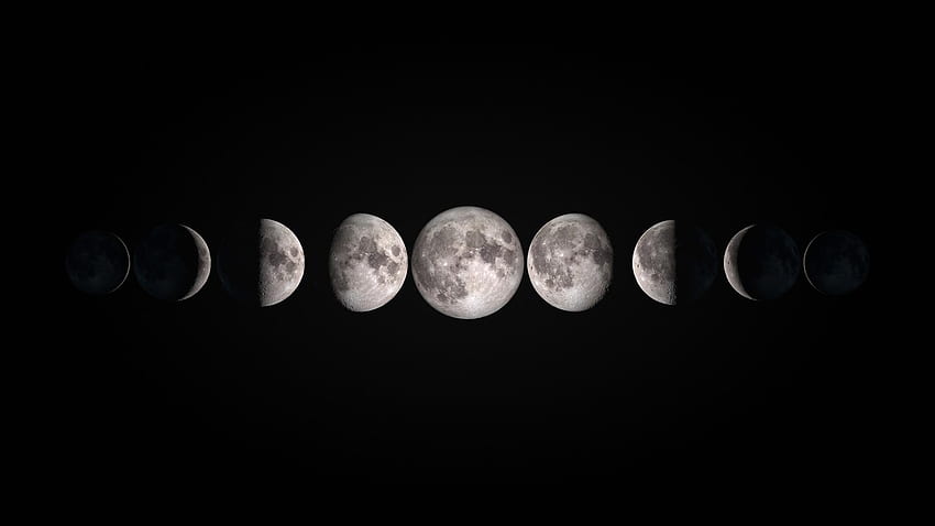 Fases da Lua, Lua Estética papel de parede HD