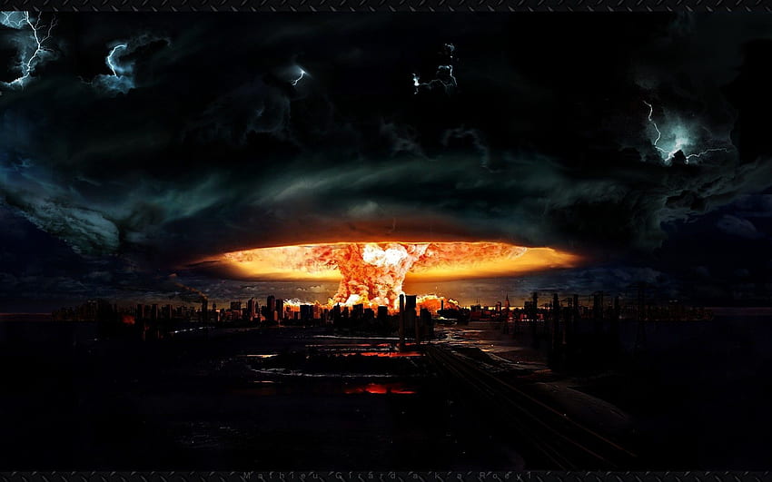 Atombombe, Atomexplosion HD-Hintergrundbild