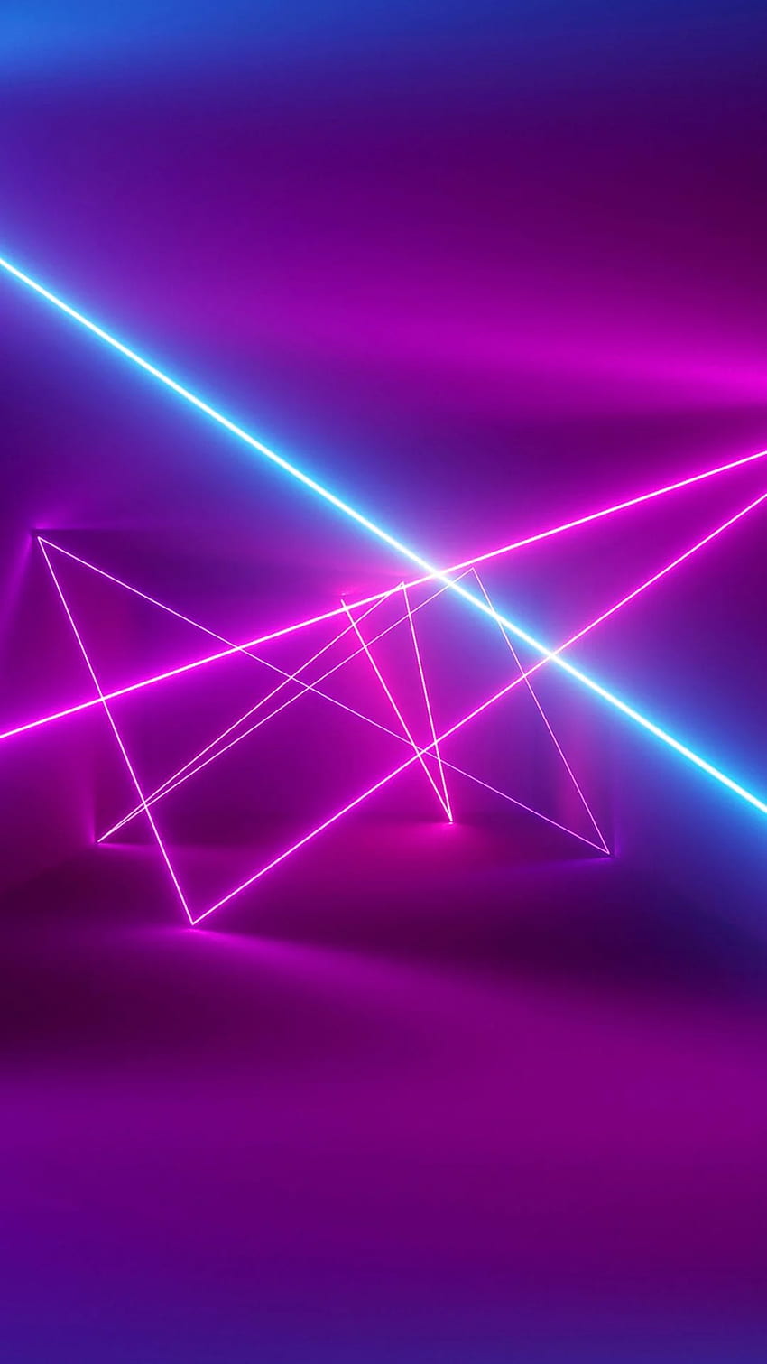 Luci, rosa blu, luci laser, barriera al neon, astrazione. Neon, luce al neon, rosa e blu, telefono al neon fresco Sfondo del telefono HD