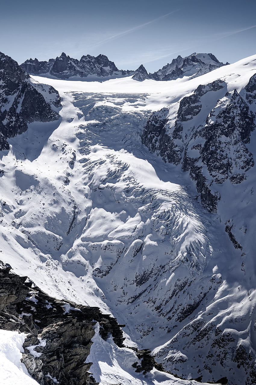 Doğa, Kar, Kayaçlar, Dağ, İsviçre, Yamaç, Mont Blanc HD telefon duvar kağıdı