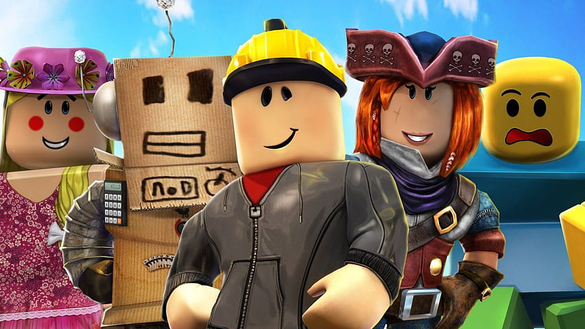 Roblox Characters In Sky Blue Background Games . HD wallpaper