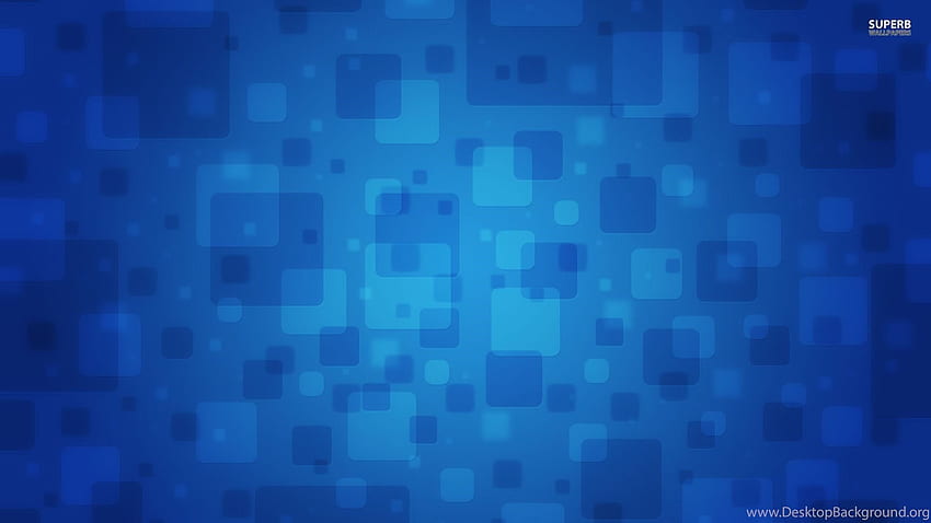 Latar Belakang Abstrak Pola Persegi Biru, Bentuk Persegi Wallpaper HD