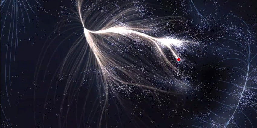 ข้อมูลใหม่แสดงขอบเขตของเพื่อนบ้านกาแลคซีของเรา จักรวาลลานิเกีย วอลล์เปเปอร์ HD