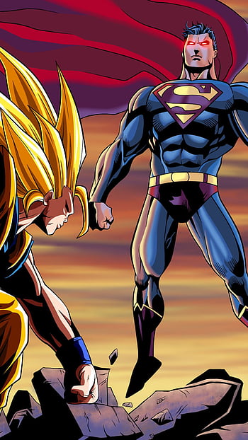Goku vs superman HD wallpapers | Pxfuel