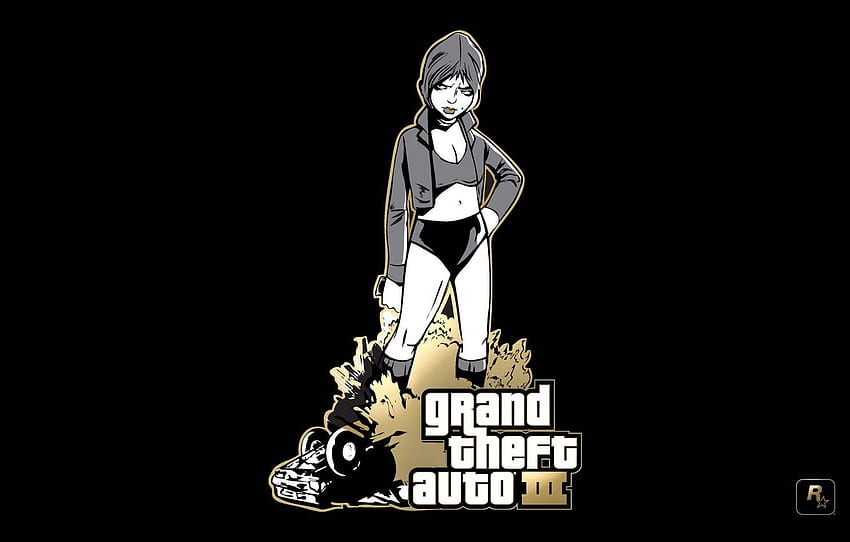 Girl, GTA, Rockstar, Game, III, Grand Theft Auto, GTA 3 HD wallpaper