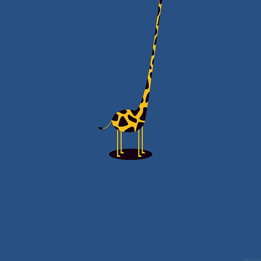 Simple For Android - Giraffe -, Cartoon Giraffe HD phone wallpaper