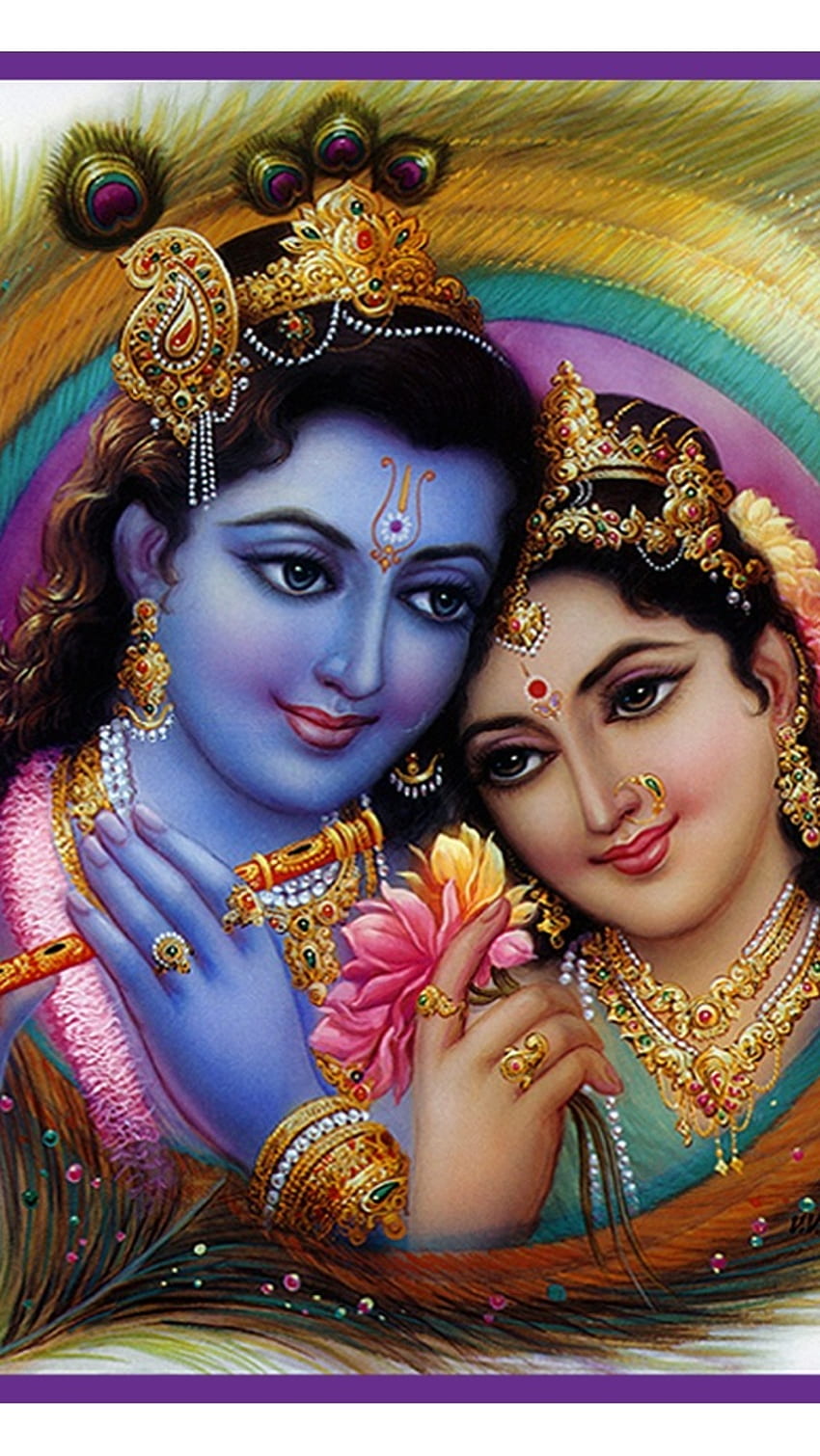 Radha Krishna, ศรีกฤษณะ วอลล์เปเปอร์โทรศัพท์ HD