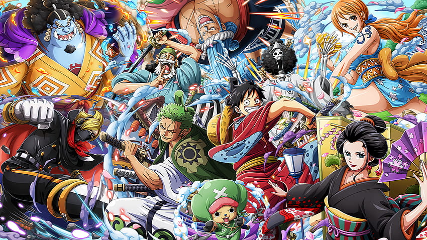 Wano Straw Hats (Updated With Jinbe!) : R OnePiece, Thriller Bark HD ...