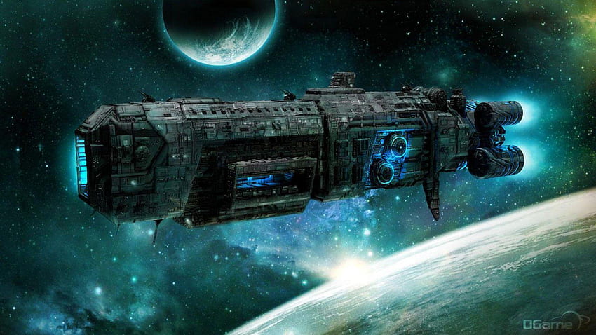 Raumschiff, außerirdisches Raumschiff HD-Hintergrundbild
