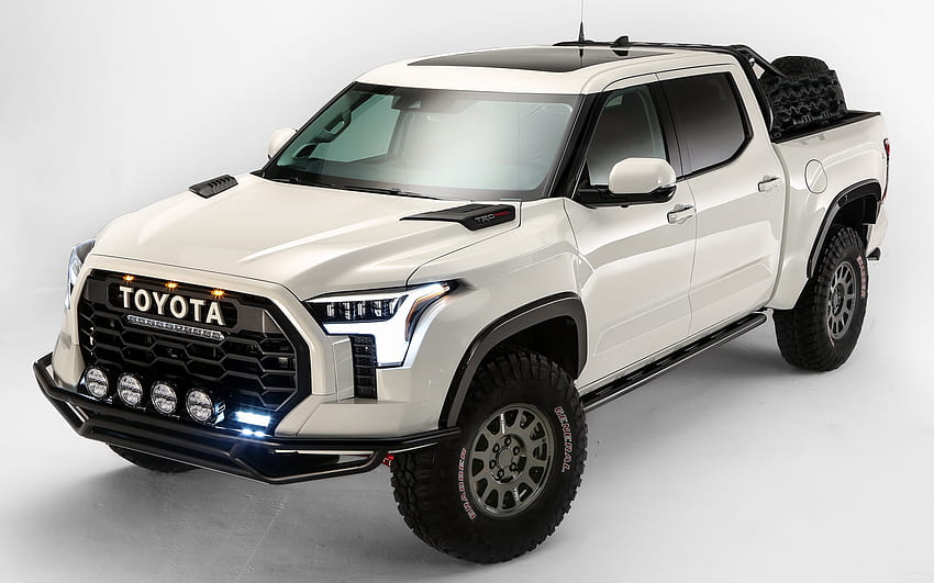Toyota Tundra TRD, Desert Chase Concept, มุมมองด้านหน้า, ภายนอก, การปรับแต่ง Tundra, รถญี่ปุ่น, โตโยต้า วอลล์เปเปอร์ HD