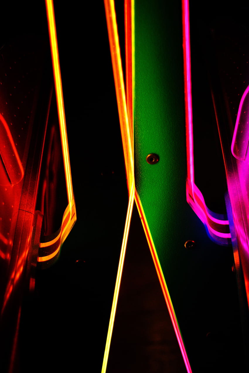 Shine, Light, , , Multicolored, Motley, Lines, Neon HD phone wallpaper