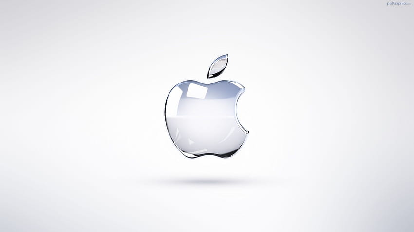 Apple Argent, Logo Apple Noël Fond d'écran HD