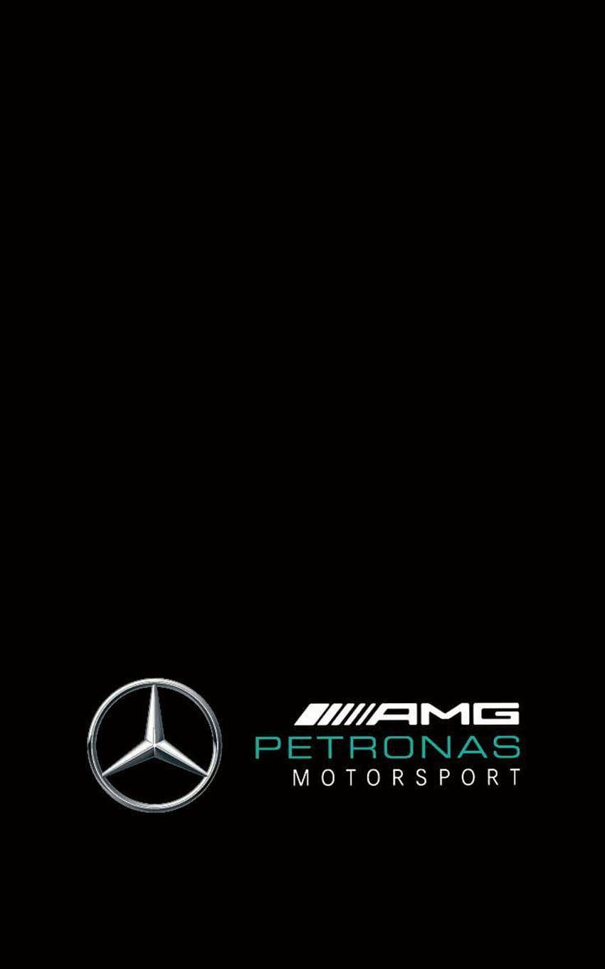 Logotipo de iPhone Mercedes Benz AMG fondo de pantalla del teléfono