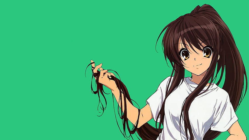 Anime Girl (22), Kawaii Nerdy Girl HD wallpaper