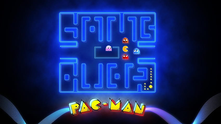 Arcade Laberintos resplandecientes Game Over Pac Man Retro - de Pacman - - fondo de pantalla