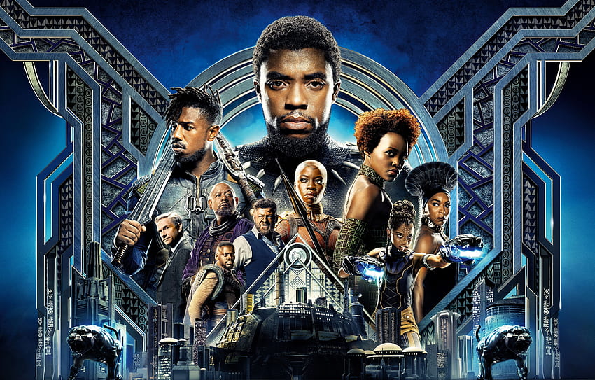 Black Panther Movie Poster, Wakanda City HD wallpaper