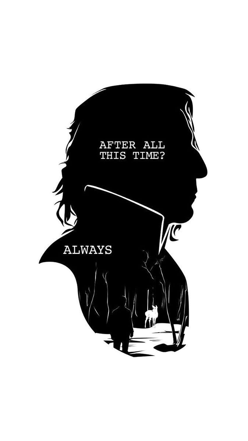 Harry Potter Aesthetic, Harry Potter Black and White HD phone wallpaper