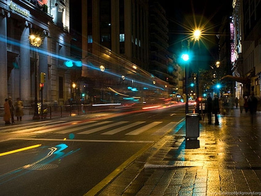 Download Wallpaper Street, Lights, Night City, Winter, Dark - Dark Street  Light Background for desktop or mobile… | City lights at night, Night city,  City aesthetic