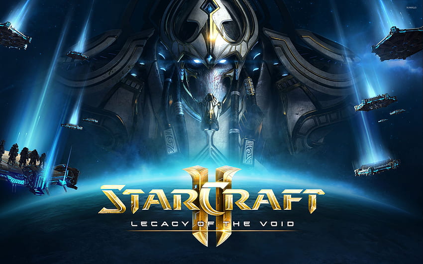 Artanis y naves espaciales en StarCraft II: Legacy of the Void, Starcraft Ultra fondo de pantalla