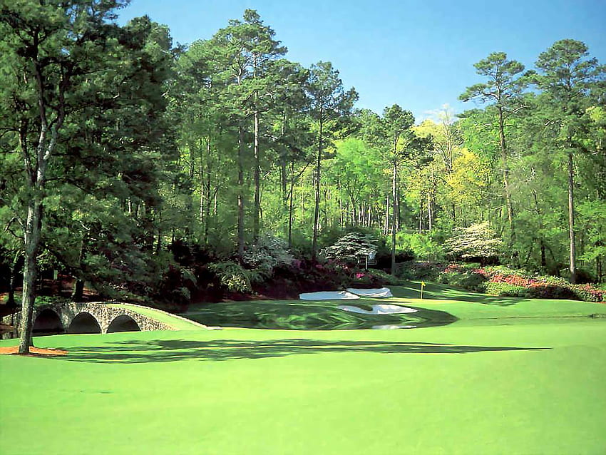 Nationaler Golfplatz von Augusta HD-Hintergrundbild