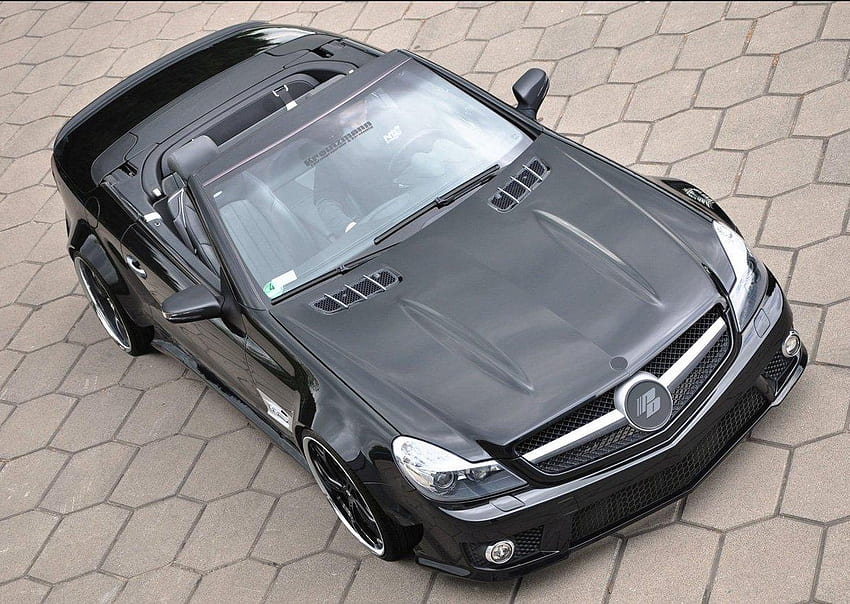Mercedes SL-Class R230 широк корпус от предишен дизайн, тунинг, предишен дизайн, r230, кола, sl класа, мерцедес HD тапет