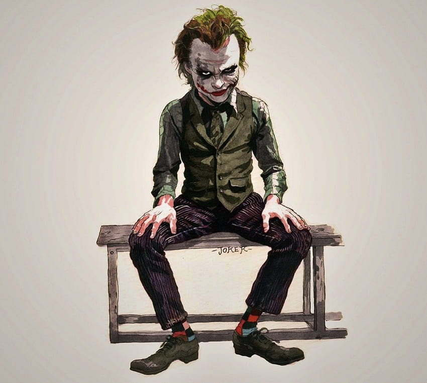 Joker künstlerisch, Joker, Fantasy, Kunst, Film, Batman HD-Hintergrundbild
