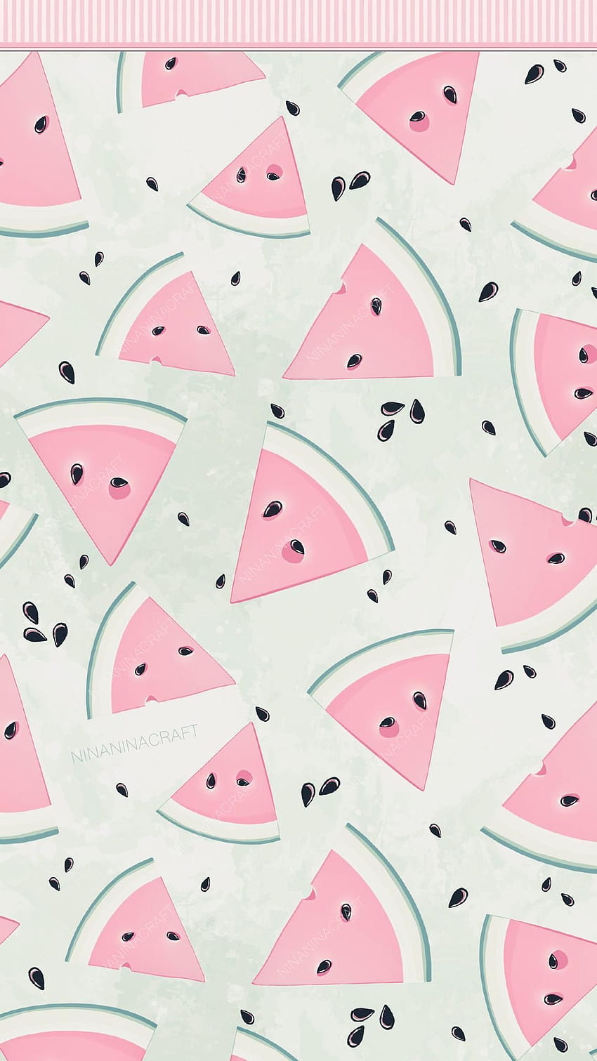 seamless pattern watermelon backdrop pink cute summer pineapple pastel background Kawaii summer digital paper summer paper Printing & Printmaking Materials, Cute Summer Pattern HD phone wallpaper
