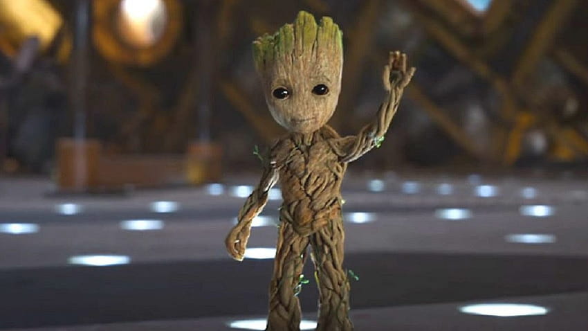 Maluch Groot to życie: alegoria w Guardians of the Galaxy 2, Baby Groot Dancing Tapeta HD