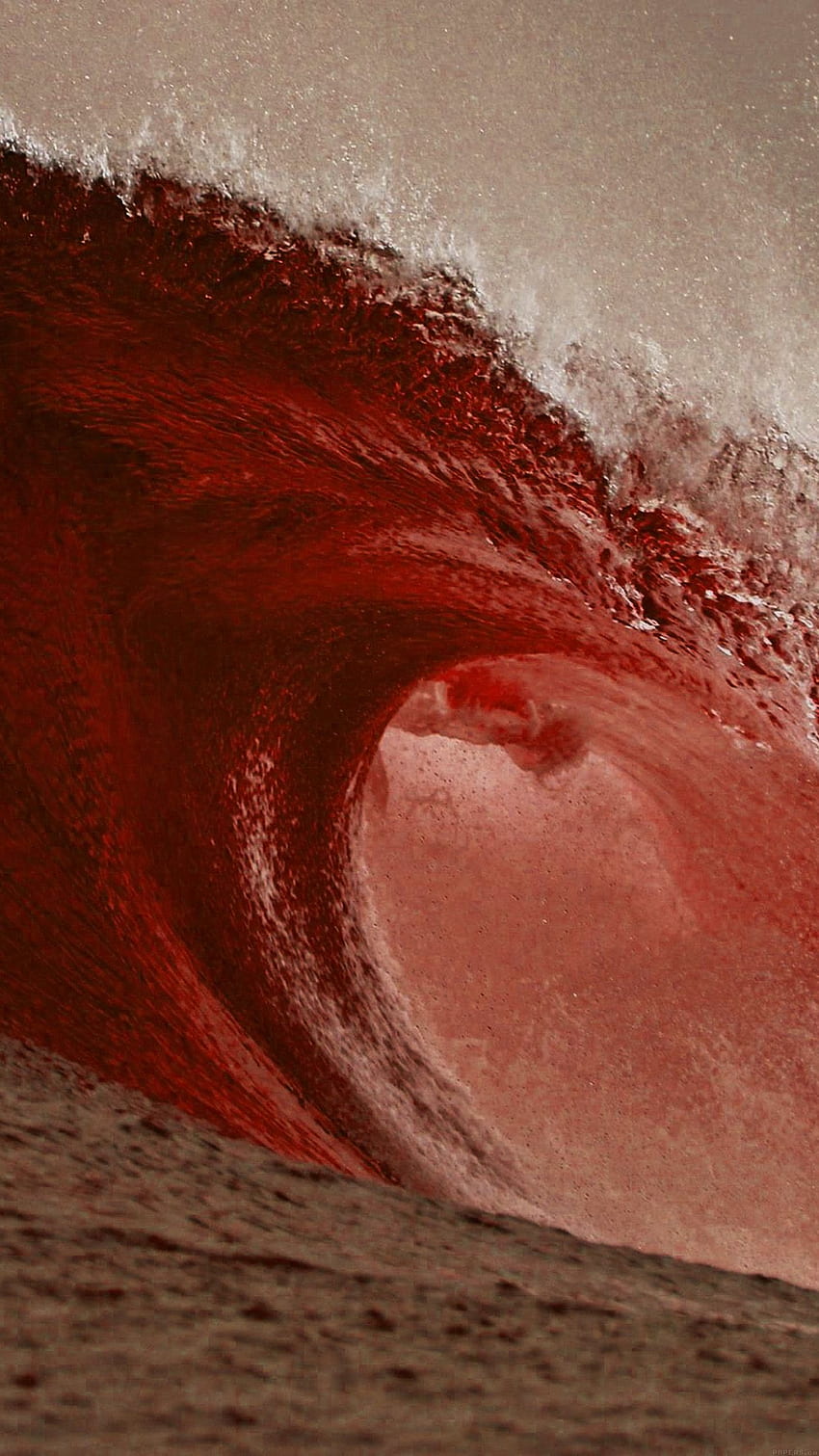 Sea Blood Ocean Wave Nature Android - Android, Red Sea HD phone ...