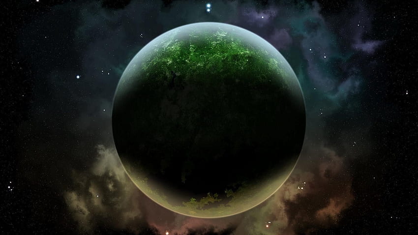 Zielona planeta Tapeta HD