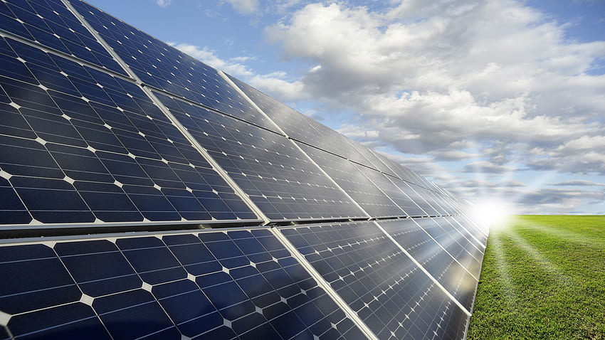 Sonnenkollektoren – iDesignWiki, Solarenergie HD-Hintergrundbild