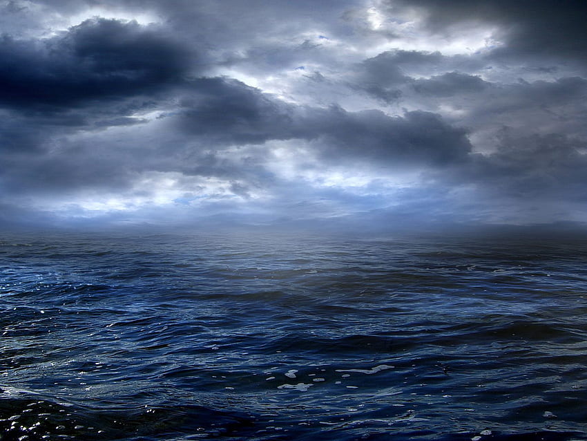 海の嵐 暗い海、暗い、海、海、空、嵐。 海の嵐、海、海の嵐、暗い海の嵐 高画質の壁紙