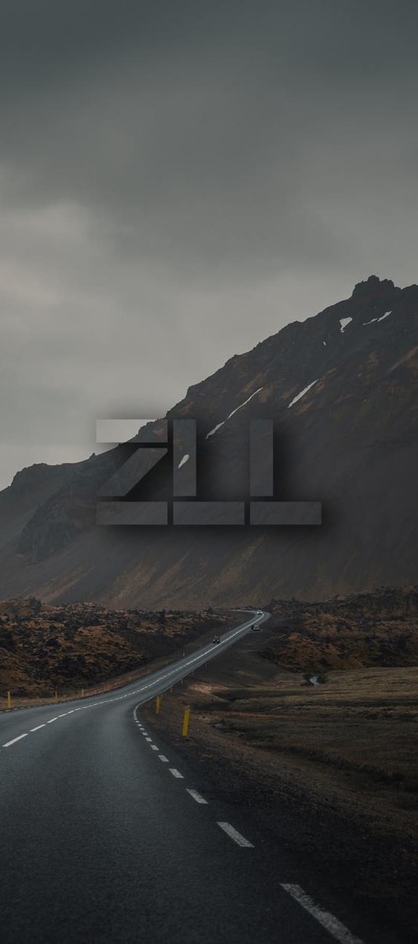 Zll, montanha, cinza, natureza, pista HD phone wallpaper