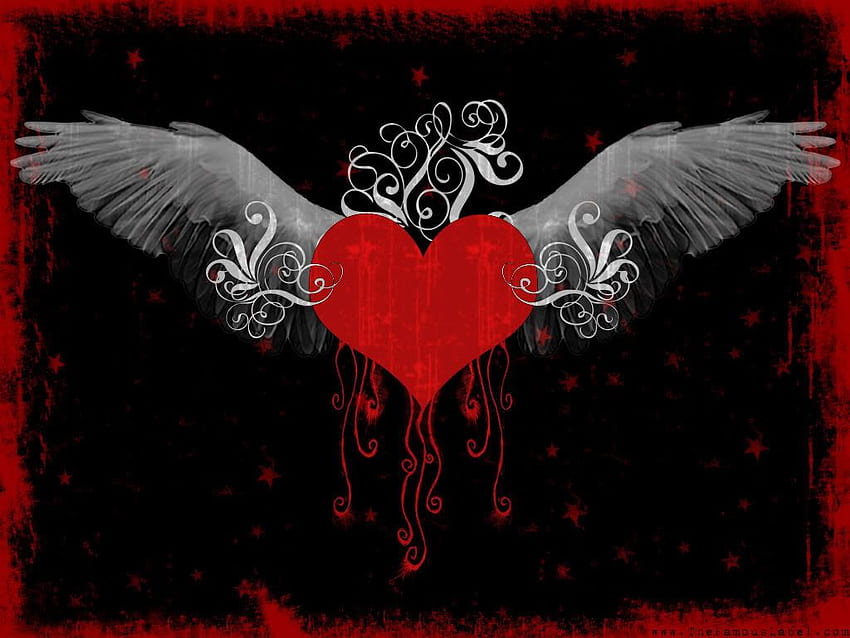 Emo, Gothic Heart HD wallpaper