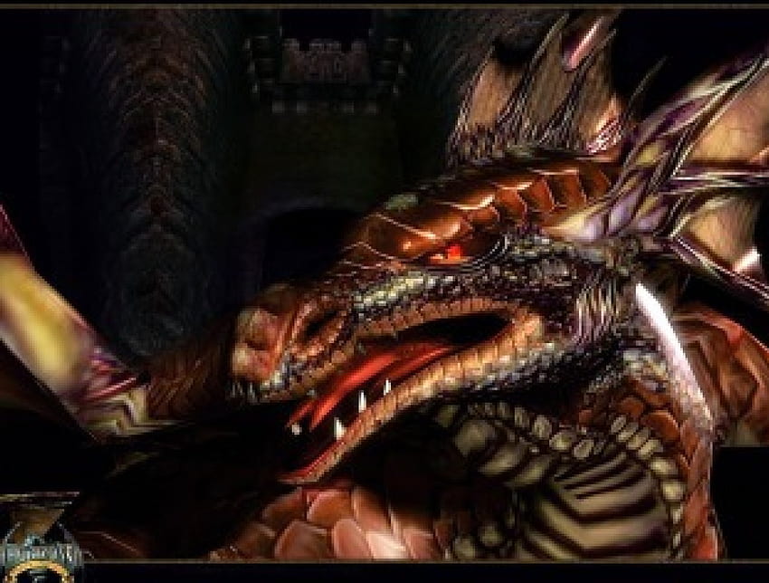 dragon, digital art, dark HD wallpaper