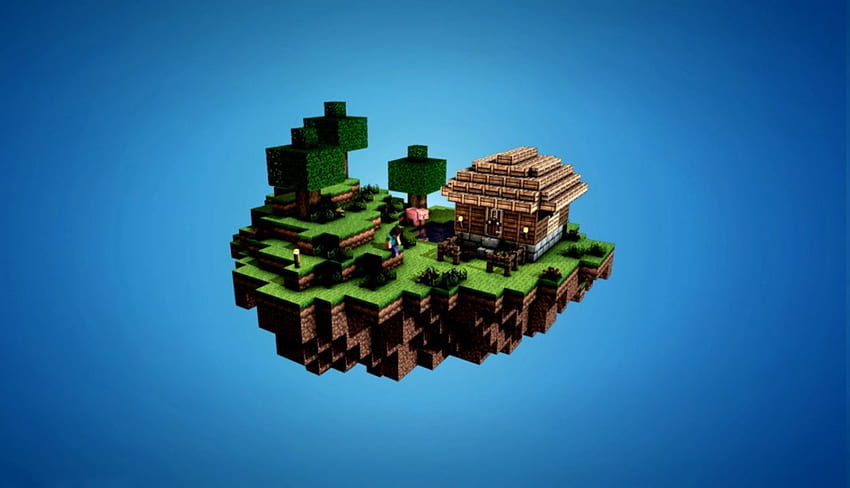 Latar Belakang Minecraft, Skyblock Wallpaper HD