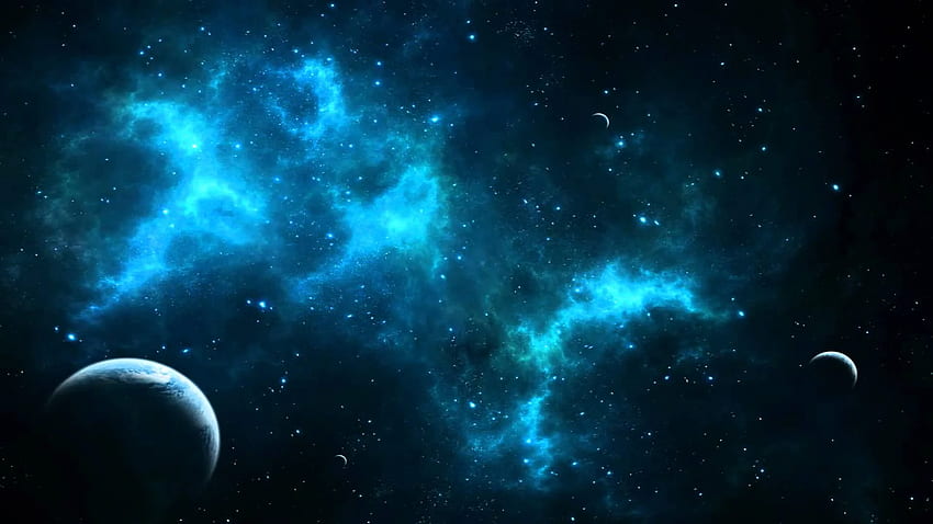 Raumfahrt animiert, animiertes Universum HD-Hintergrundbild